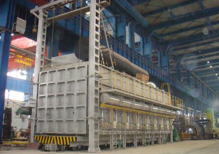 台车式压力容器退火炉